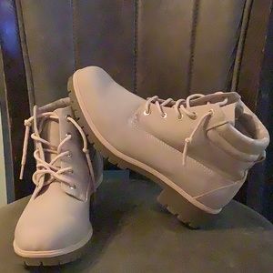 Limelight women’s Brett Faux Leather Lace Up Boots